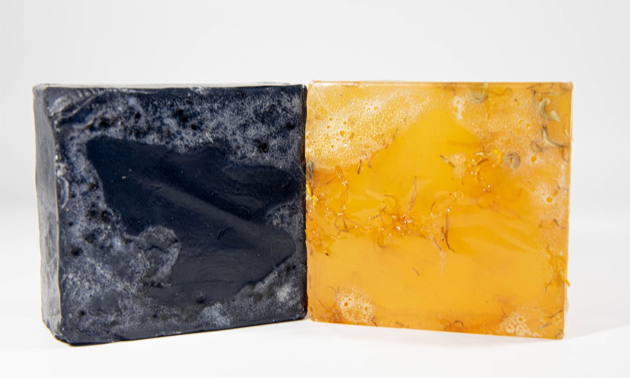 Turmeric and Charcoal Face and Body Bar Combo
